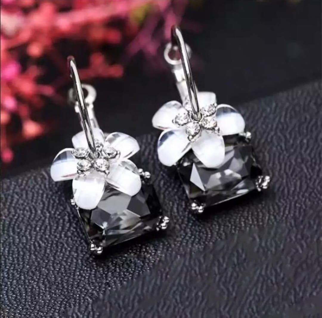 Crystal Cherry Blossom Earrings