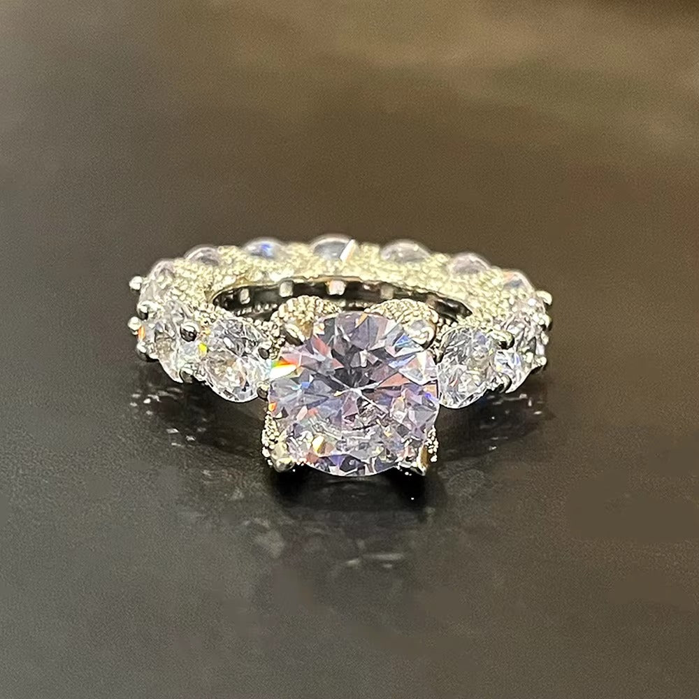 Bling Iced-Out Zircon Ring